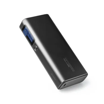 130W Ultra-fast Power Bank: Smart Energy, Clock, Alarm, Thermometer